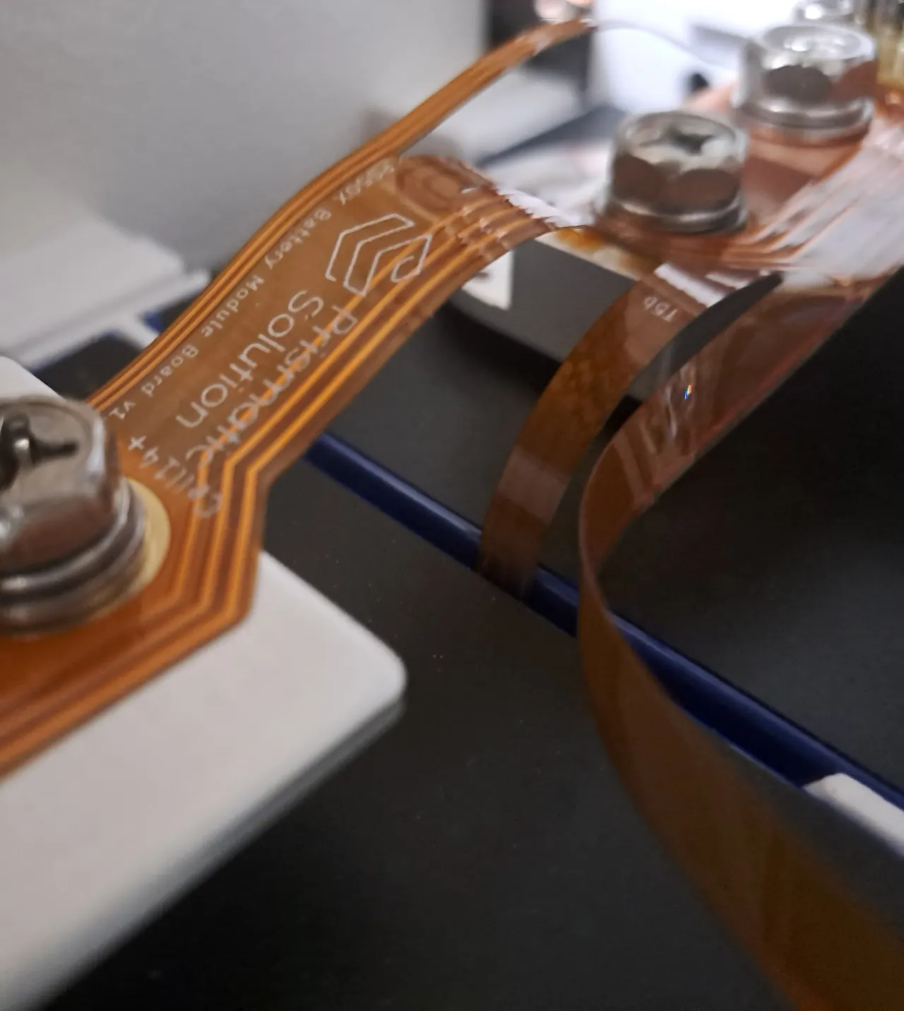 Close-up Temperatursensor im Zellverbund